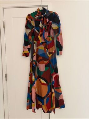 vega sleeveless tiered maxi dress NOIB